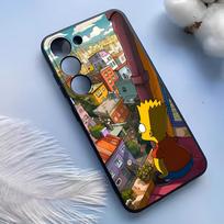 The Simpsons-s dėklas telefonui Samsung S25 Ultra S24 S23 S22 S21 S20 Plus Fe Galaxy A54 A53 A34 A25 Silikoninis dangtelis Samsung S25 Plus gray