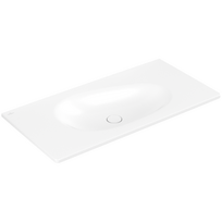 Baldinis praustuvas Villeroy & Boch Antao 100x50 cm, Stone White, be skylės maišytuvui, CeramicPlus