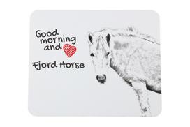 Fjord Horse - mouse pad with print, personalized pad with a horse, unique gadget for an office worker from the Art-Dog brand balta