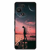Phone Case for TCL 60 SE NxtPaper 5G Fashion Cases for TCL60 SE NxtPaper Soft Silicone Planet Pattern Protective Capa New Bumper 60 SE NxtPaper black