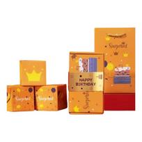 Pack of 18 Surprise Popup Boxes for DIY Valentine's Day and Birthday Parties Decorations with Easy No Tool Assembly Materials orange
