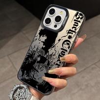 Anime Juodųjų dobilų dėklas telefonui Samsung Galaxy A37 A57 A17 A07 A16 A06 A35 A55 A25 A05S A15 A56 A54 A36 A34 A24 A26 4G 5G Samsung A33 5G