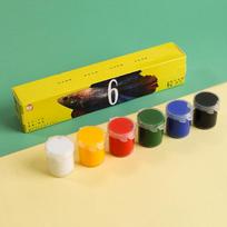 Chagall 6-Color Acrylic Paint Set, 15ml yellow