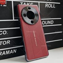 Für Honor Magic 8 Lite X9D 5G Hülle Matte PU-Lederhülle mit Streifen Silikon-Handyhülle für Honor X9D 5G Schutzhülle Staubdicht Rutschfester Bumper Ehre X9D brown