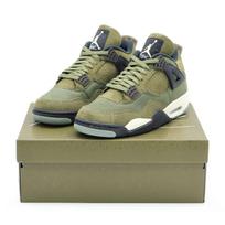 FB9927-200 Nike Air Jordan 4 Retro SE Craft Medium Olive Khaki Black (Men's) 9.5 beige