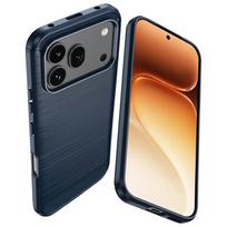 For Honor 600 Pro Cases Carbon Fiber Brushed Soft Phone Case For Honor 600 Pro Soft Silicone Bumper Shockproof Back Cover For Honor 600 Pro mėlyna