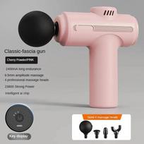 2026 New Gift Pain Relief Massage Gun, 8.5mm Deep Tissue Percussion Fascia Gun, 4 Heads Electric Muscle Massager for Full Body Relaxation white