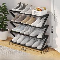 Z-shaped Shoe Rack Multi-functional Shoe Storage Creative Storage Rack  Household juoda