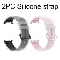 Silicone Bands for Samsung Galaxy Watch 9 40mm 44mm Strap Replacement Band for Samsung Galaxy Watch 8 Classic 40mm 44mm Bracelet Galaxy Watch 9 8 gray