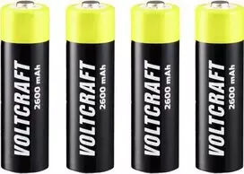 VOLTCRAFT Endurance Mignon AA NiMH akumuliatorius 2600 mAh 1,2 V 4 vnt. (VC-12714020)