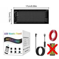 LED „pasidaryk pats“ matricos pikselių skydelis LED ekranas Sunkvežimio akis Automobilio ženklas Animacija Bluetooth programėlės valdymas Programuojamas lankstus ekranas 16x32 LEDs black