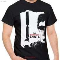 The Boondock Saints Fan Movie Son Dad Boyfriend Unisexs T Shirt S M L Xl Vintage Fashion Homme Graphic Stretched Slightly 4XL white