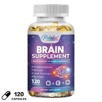 Pslalae B-Complex Multivitamin with Phosphatidylserine, Bacopa Monnieri & DHA Capsules 120ct — 40-Ingredient Daily Wellness Formula 120*1