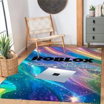 Roblox 54 Customized Name Area Rug Design for Study room Foyer Outdoor Dormitory Anti-slip Rug Decorate Offices Best for Christmas 60cmx90cm blue
