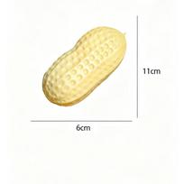 Peanut Squishy Crunchy Stress Ball Squeeze Toy Handmade Squeeze Ball Buttery-Soft Feel Fidget Toy Asmr Sensory Toys For Adults S beige