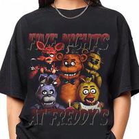 Vintage Five Nights At Freddy's T-Shirt, Gift For Fan, Short Sleeve, Unisex Unisex T-Shirt S brown