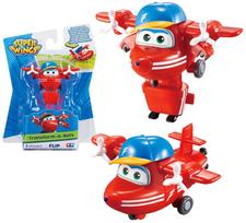 Super Wings robotas transformatorius Lėktuvas Flip 5cm