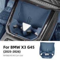 For BMW X3 2025-2026 Silicone Wireless Charger Cup Mat Anti Slip Dustproof Central Console Liner Interior Decor Car Accessories