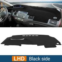 For Honda Civic 8th 2006 2007 2008 2009 2010 2011 Car Dashboard Cover Sun Shade Anti-UV Mat trument Panel Carpets Accessories Black Side gray