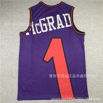 Vyriški krepšinio marškinėliai Toronto Raptors Tracy McGrady 1 Carter 15 Retro Violetiniai marškinėliai medvilniniai sportiniai marškinėliai Large