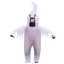 Helovino Juokingi Kostiumai Siaubingas Vaiduoklis Moliūgų Žmogus Pripučiami Kostiumai Mirusiųjų Diena Karnavalo Šventė Cosplay One Size white