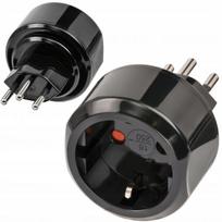 Grounded Travel Adapter/Switzerland With 10A Fuse