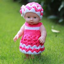 Birthday Gift Emulated Soft Children Reborn Baby Doll Toys rožinė
