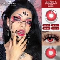 AMARA Crazy Helovino spalvoti kontaktiniai lęšiai akims Anime Cosplay spalvoti lęšiai mėlyni rožiniai lęšiai grožio vyzdžiams naudoti kasmet white