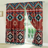 2 skydeliai Hippie Boho užuolaidos Abstrakčios tekstūros Mandala gėlės Bohemiška užuolaida Kambario dekoras Namų dekoras Miegamojo svetainės langas 2x50W130H(CM)&hook