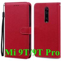 „Xiaomi Mi 9T“ dėklas, skirtas „Mi 9T Pro“ dėklui, prabangus odinis piniginės formos atverčiamas dėklas, skirtas „Xiaomi Mi 9T“, „Mi9t“ dangtelis, „Coque Fundas“ skirtas „Redmi 9T“ dėklui. red