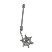 Unique Surgical Steel Chain Drop Earring Meteor Hammer Shaped Dangle Earrings Jewelry Fashionable Accessory for Women sidabras