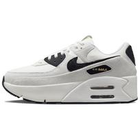 Nike Air Max 90 LV8 Balti Metalinio Aukso Juodi Moteriški Laisvalaikio Batai HQ3497-100 38.5 white