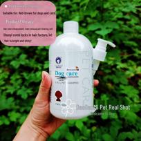 Ferret Fragrant Antibacterial Dog Shampoo for Teddy & Golden Retrievers - Long-lasting Deodorizing Bath, 520ml Fresh Fragrance White Coat Shampoo 520ml white