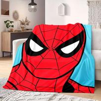 Marvel animacinio stiliaus spaudinio flanelinis pledas kelionėms, iškyloms, miegamiesiems, sofoms, lovoms, kėdėms, namų dekoravimui, visų sezonų, įvairių dydžių 75x90cm black