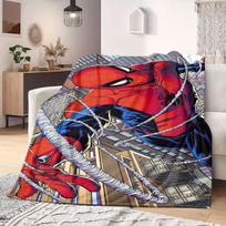 Marvel animacinio stiliaus spaudinio flanelinis pledas kelionėms, iškyloms, miegamiesiems, sofoms, lovoms, kėdėms, namų dekoravimui, visų sezonų, įvairių dydžių 75x90cm red