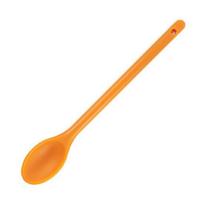Long Handle Silicone Spoon, Heat Resistant Food Grade Stirring Spoon, Dishwasher Safe Non-stick Mixing Spoon Kitchen Utensils oranžinė