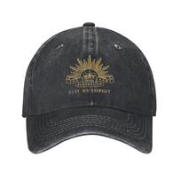 Lest We Forget  The Australian Army Street Skateboarding Baseball cap Structured Fit Sweet Cool Style Gorra One Size gray