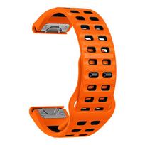 22 26mm Silicone Strap For Garmin Fenix 8 47mm 51mm/Fenix 6 6X 7 7X Pro 5 5X Plus/965 955/Epix QuickFit Smartwatch Band Bracelet 26mm Fenix 6X 6X Pro orange
