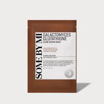 SOME BY MI Galactomyces Glutathione Glow Serum Mask Brightening Facial Sheet Masks 10 Sheets brown