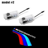 2Pc LED Car Door Welcome Light For BMW E70 F15 E92 E60 E61 E65 F01 F02 F10 F15 F30 F48 M5 G30 G38 X1 X2 X3 X4 X5 X6 M3 Accessory GU1 white