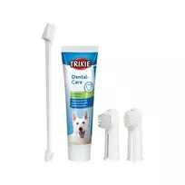 Dantų priežiūra šunims | Trixie dantų higienos rinkinys šunims, 100 g