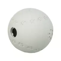 Žaislas šunims | Trixie Snack Ball kamuolys skanėstams, natūrali guma, ø 9 cm, pilkas