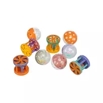 Žaislas katėms | Trixie Ball-roll plastikinis kamuoliukas katėms su varpeliu, ø 4,5 cm