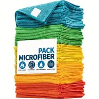 10/5/3pcs Microfiber Cleaning Cloth, Dishwashing Cloth Household Rag Kitchen Bathroom Cleaning Towel Durable Absorbent Towel 3pcs yellow