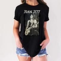 Joan Jett T Shirt Retro 1980s Style Band Pa310730 S black