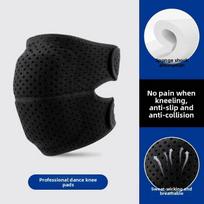 Dance Knee Pads, Specifically Designed for Kneeling and Collision Prevention Thickened Sponge for Women's Knees Sports Knee Pads black