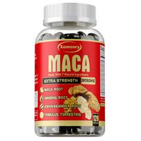 Maca Root Capsules, Ashwagandha Root, Tribulus Terrestris, Shilajit Powder Blend, Plant-Based Supplement for Adults 120