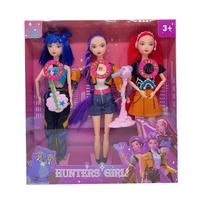 K-POP Demon Hunters Doll Music Theme Accessory Set Guitar Headphone Microphone Instrument Toy for Girls Birthday Gift