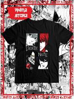 T-Shirt with Death Note Print 4XL black