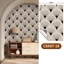 Stori 3D geometriniai lipni tapetai, nuimami ir klijuojami kontaktinis popierius sienų renovacijai, baldų atnaujinimui 44cm*5m